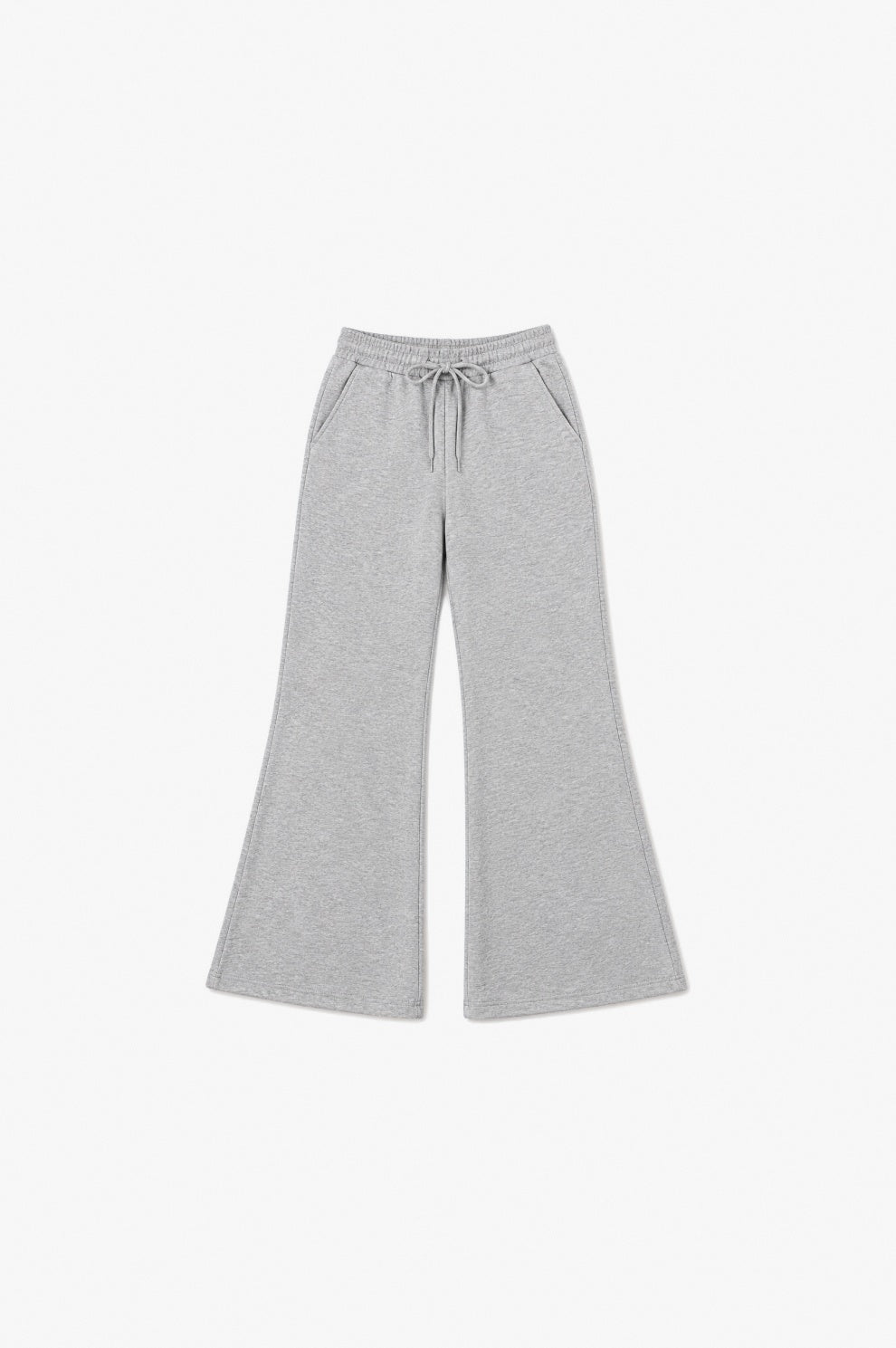 Fleece Wide Leg Sweatpants flat-lay