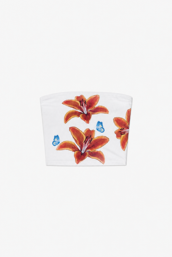 Floral Bandeau — floral bandeau top by Sulta Studios