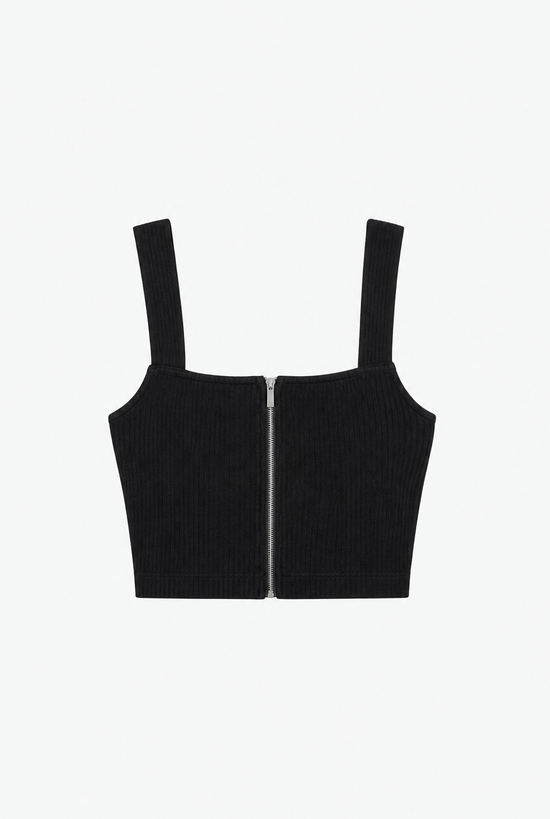 French Line Vest — women's sleeveless vest top by Sulta Studios