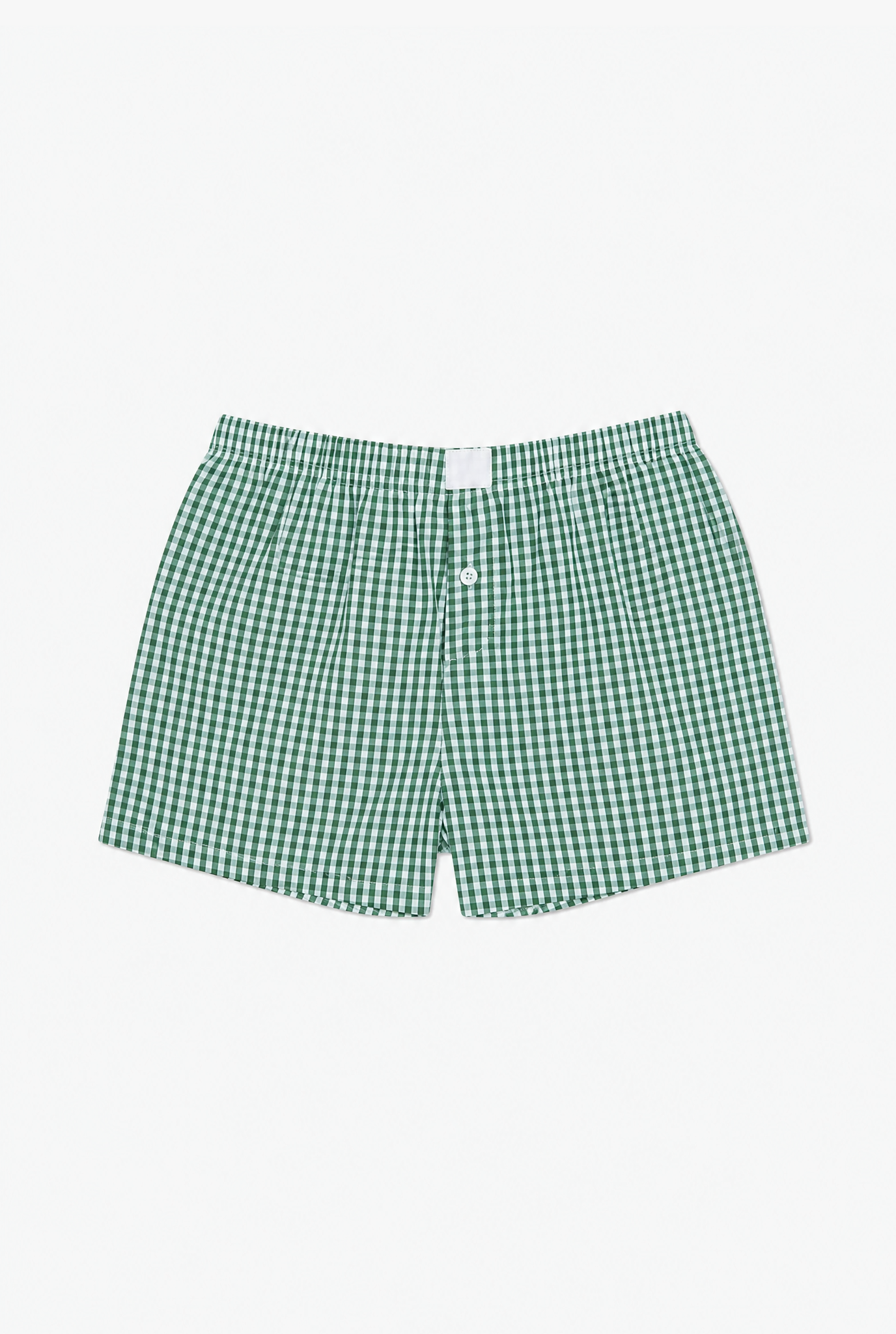 Gingham Boxers flat-lay