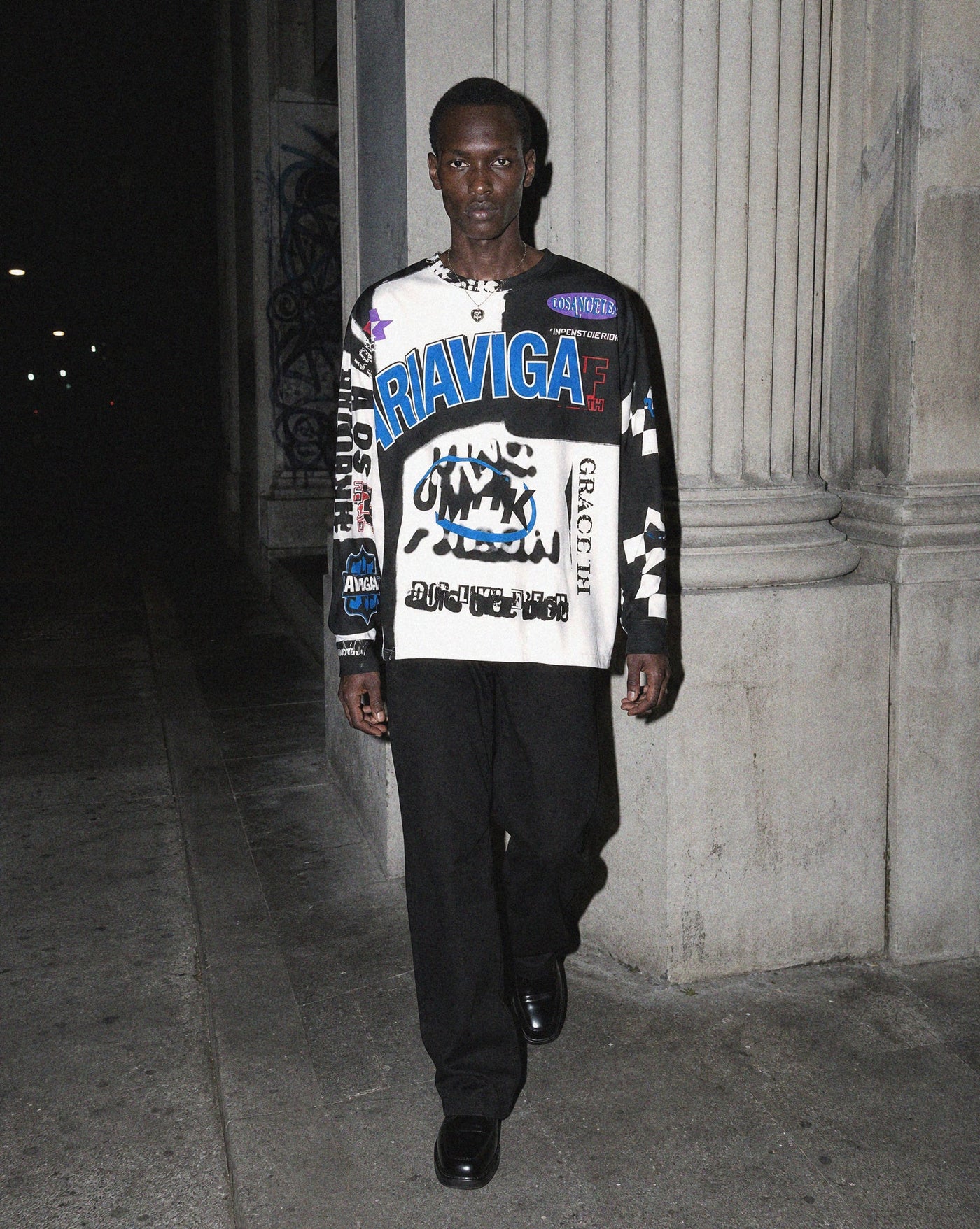 BLNKA editorial - Graffiti Longsleeve