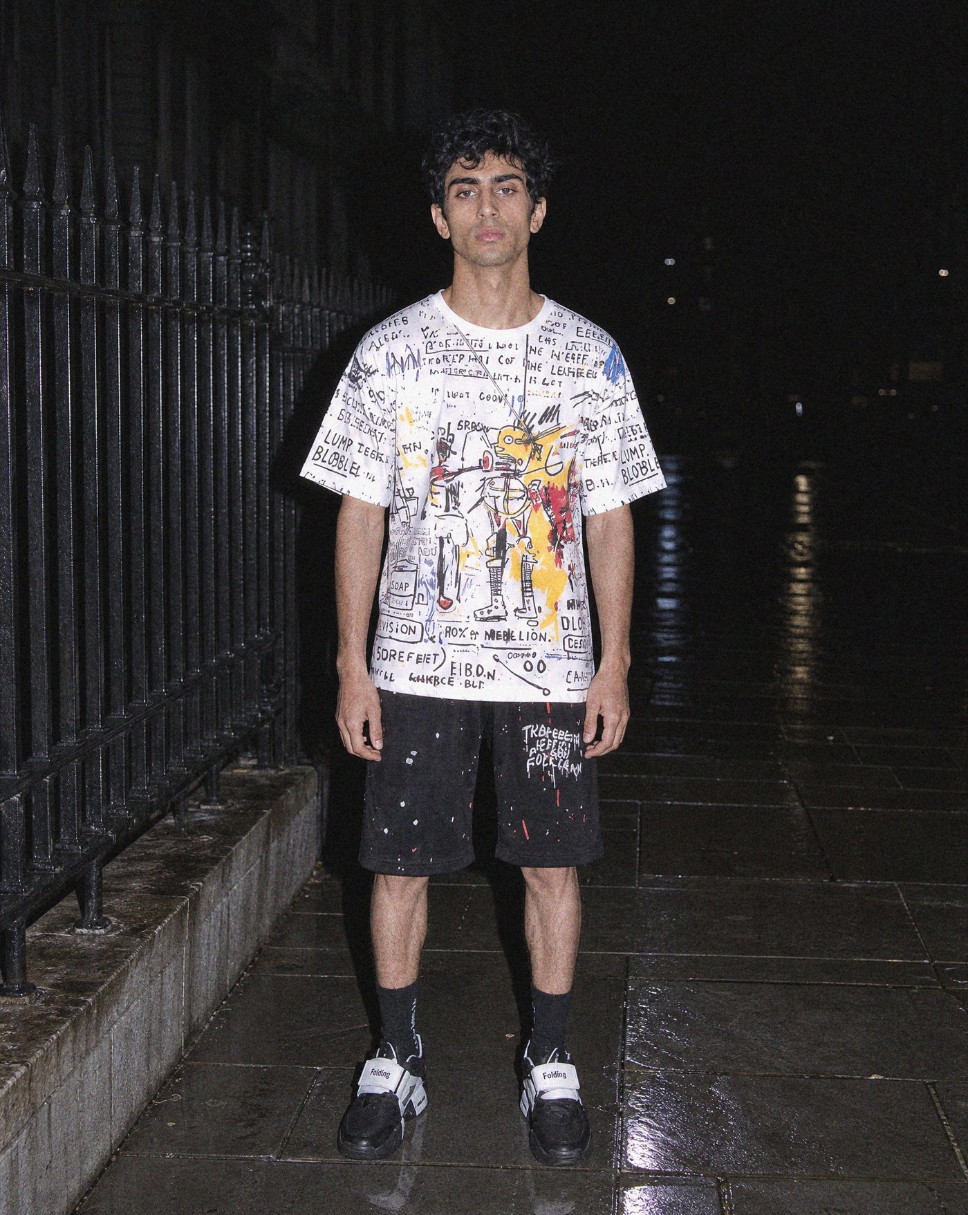 BLNKA editorial - Graffiti Tee