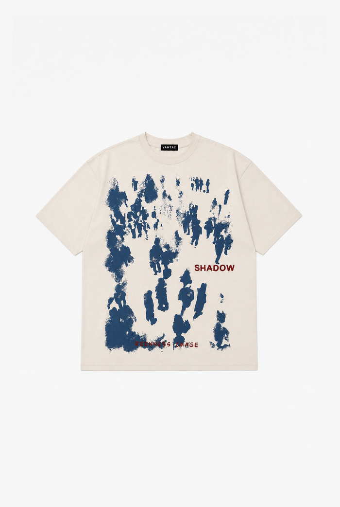 Graffiti Tie Dye Tee flat-lay