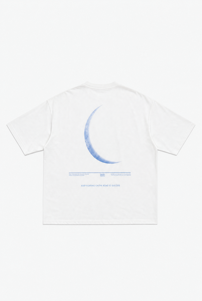 Half Moon Tee flat-lay