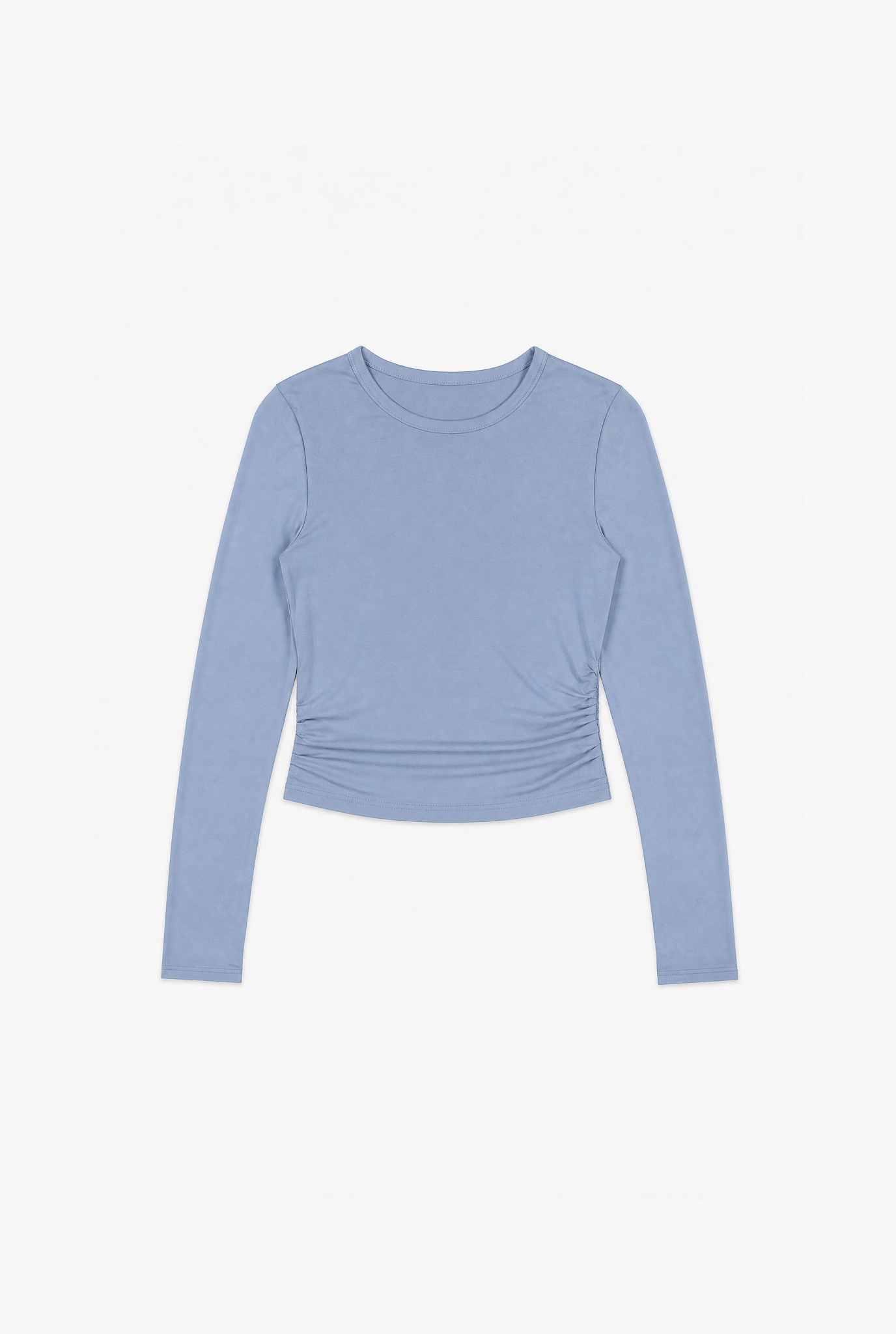 Haze Long Sleeve Crop Top flat-lay