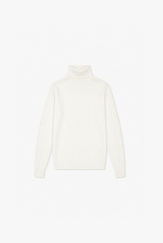 High Neck Wool Knit — women's wool turtleneck sweater by Sulta Studios