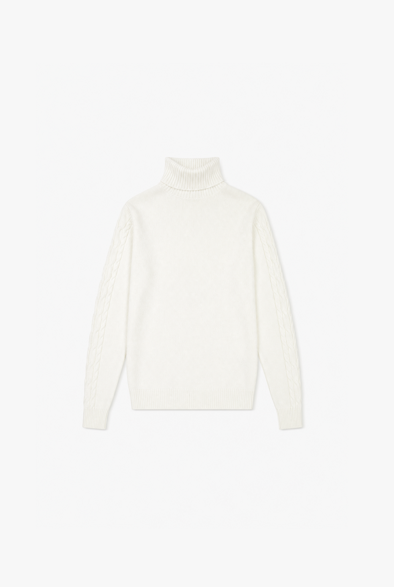 High Neck Wool Knit flat-lay