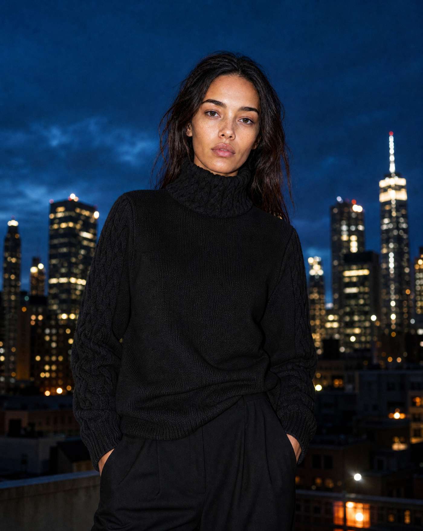 Highland Knit — female model editorial shot by Sulta Studios