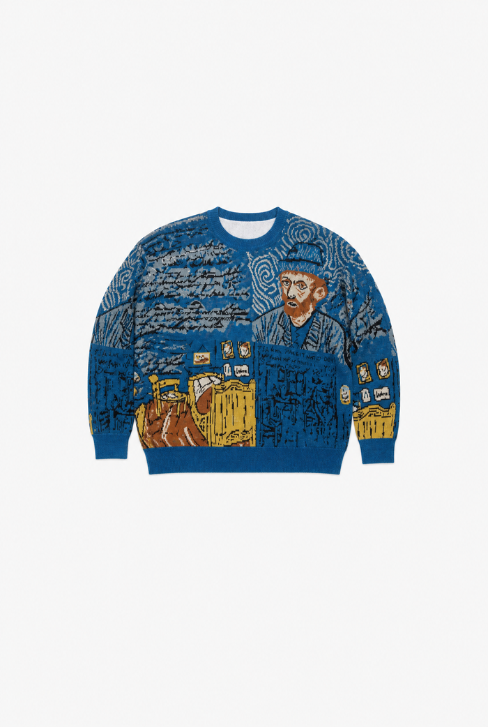 Van Gogh Knit flat-lay