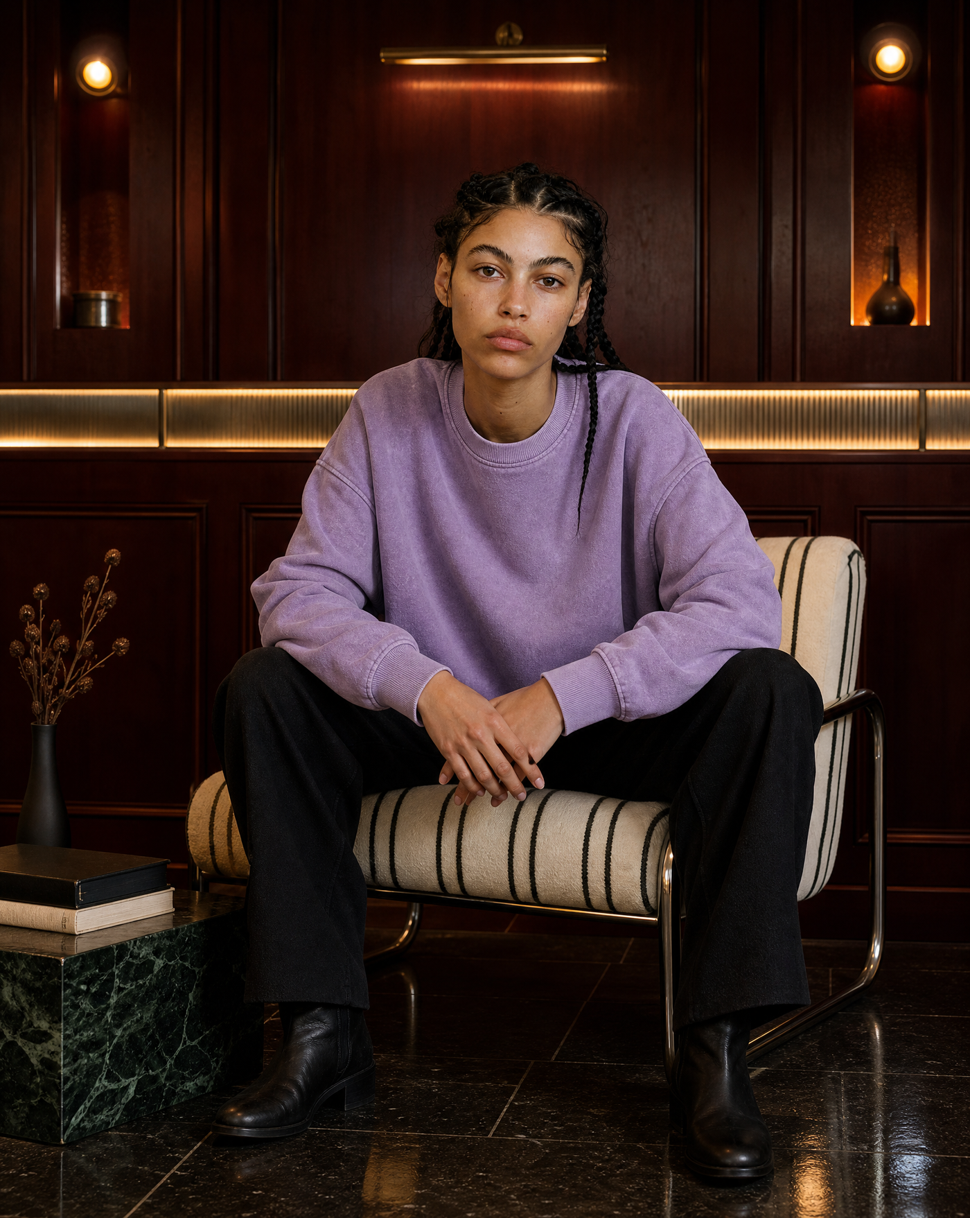 Vintage Washed Hoodie — purple hoodies & sweatshirts by Blnka Kollective