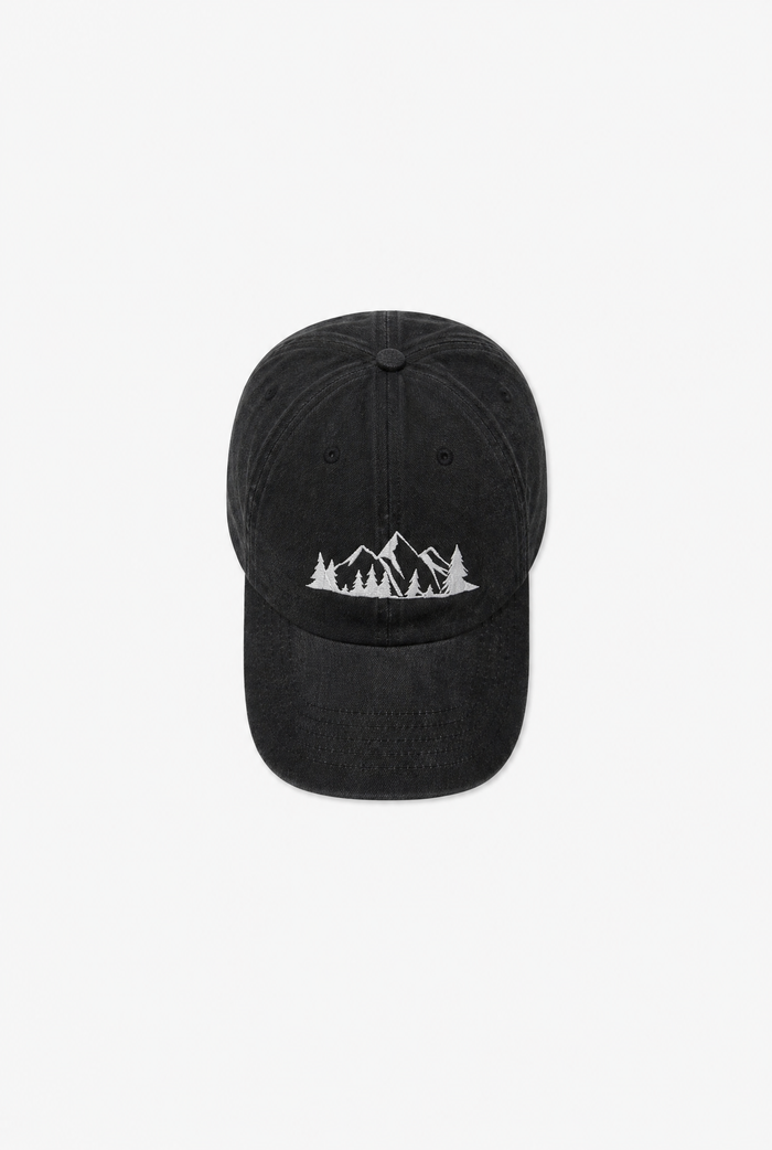 Mountain Range Cap flat-lay