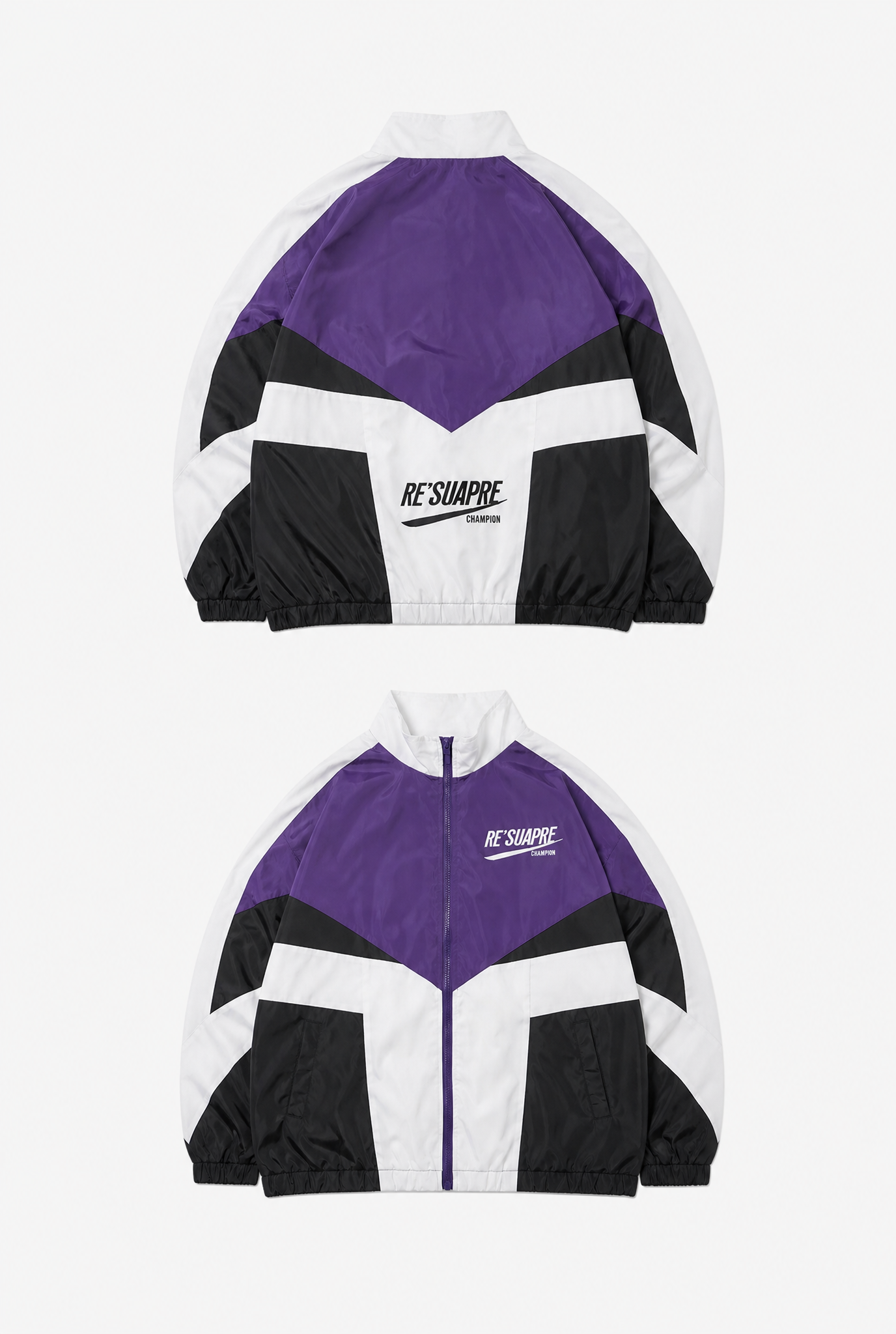 Vintage Bomber flat-lay