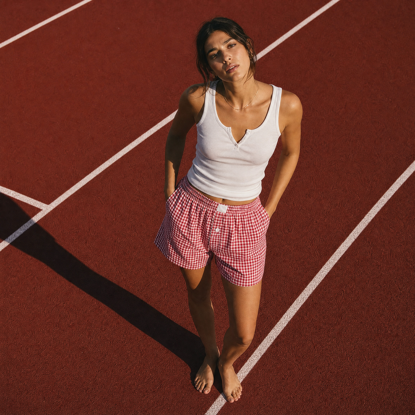 Checkmate Plaid Shorts — women's shorts by Blnka Kollective