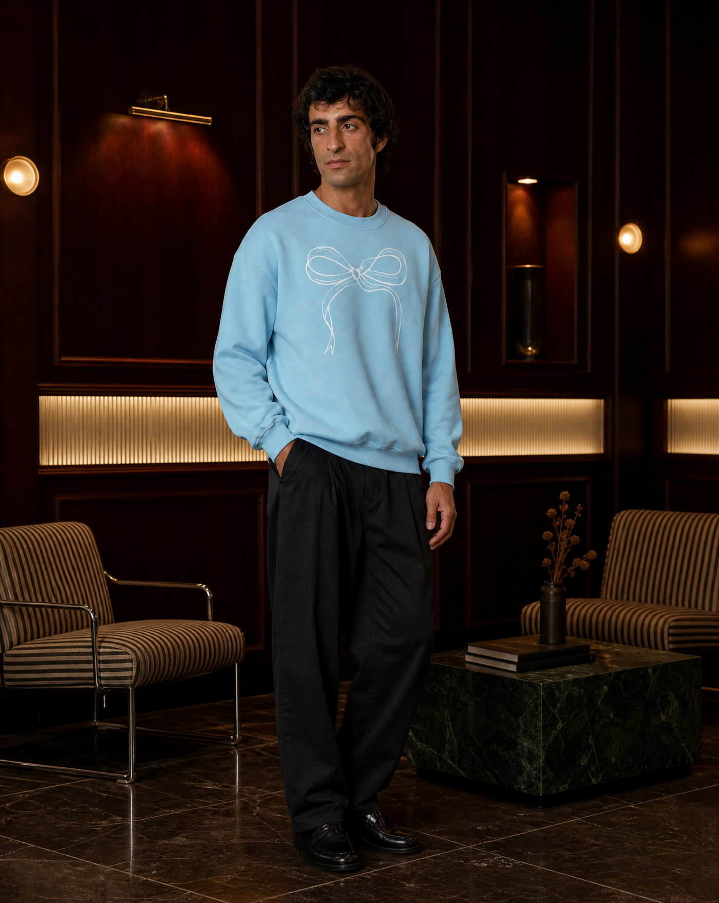 Blue Note Sweatshirt — women's graphic oversized hoodies & sweatshirts by Blnka Kollective