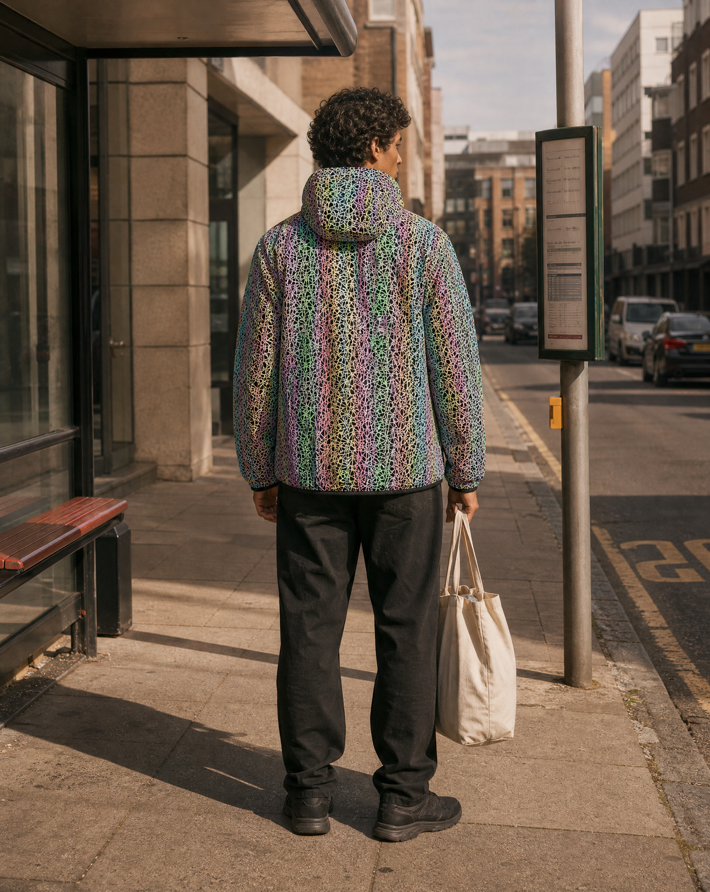 Reflective Field Jacket — army green jackets outerwear by Blnka Kollective