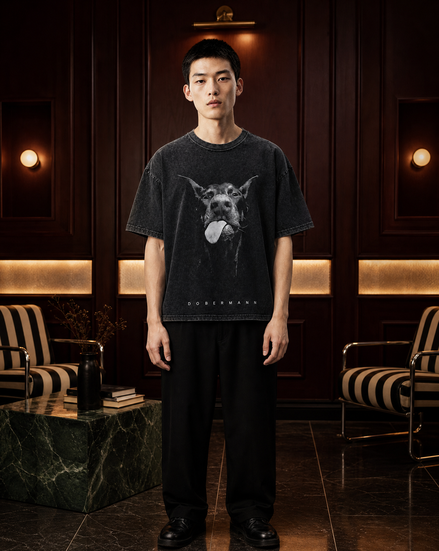 Big Dog Graphic Tee — black t-shirts by Blnka Kollective
