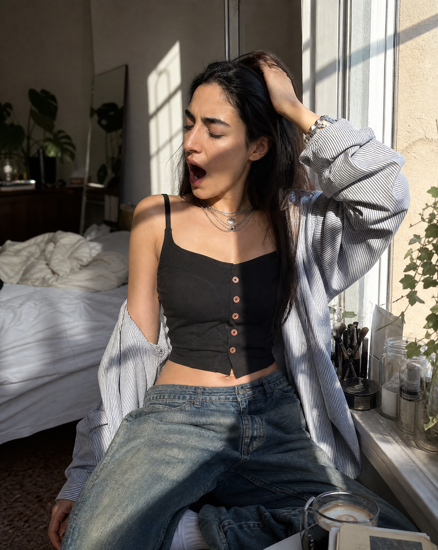 Patch Strap Vest — women's y2k tops by Blnka Kollective