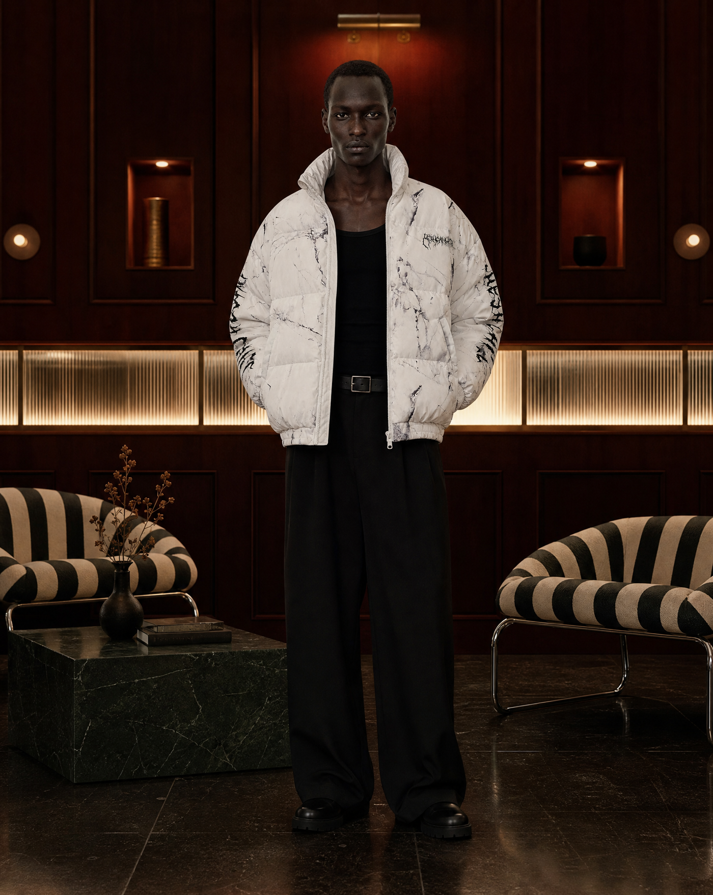 Winter Cotton Jacket — men's black jackets outerwear by Blnka Kollective