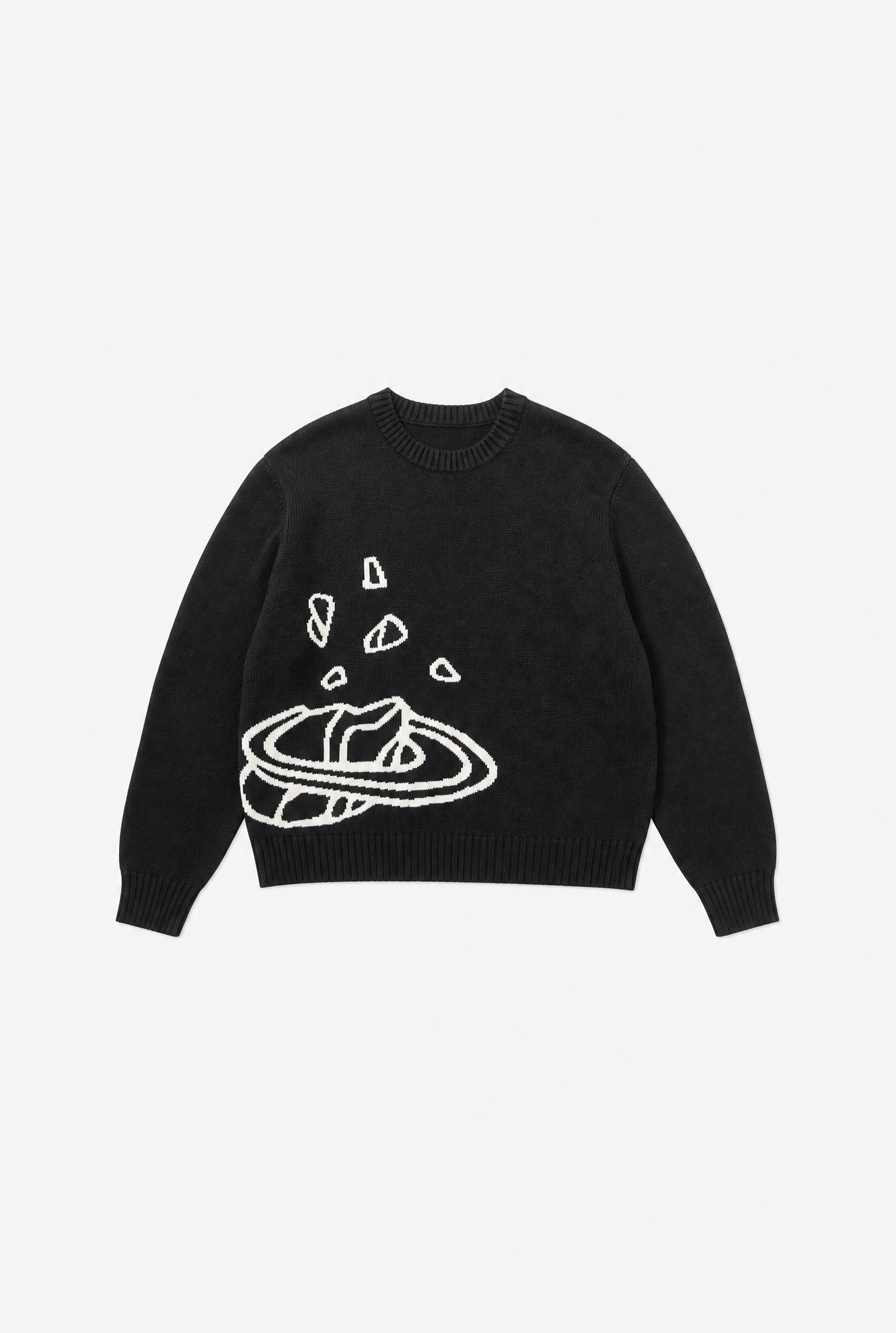 Space Star Knit flat-lay