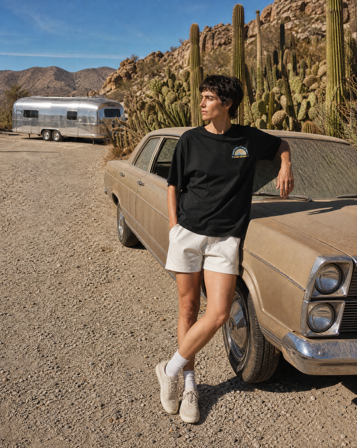 Enjoy The Ride Tee — black graphic t-shirts by Blnka Kollective