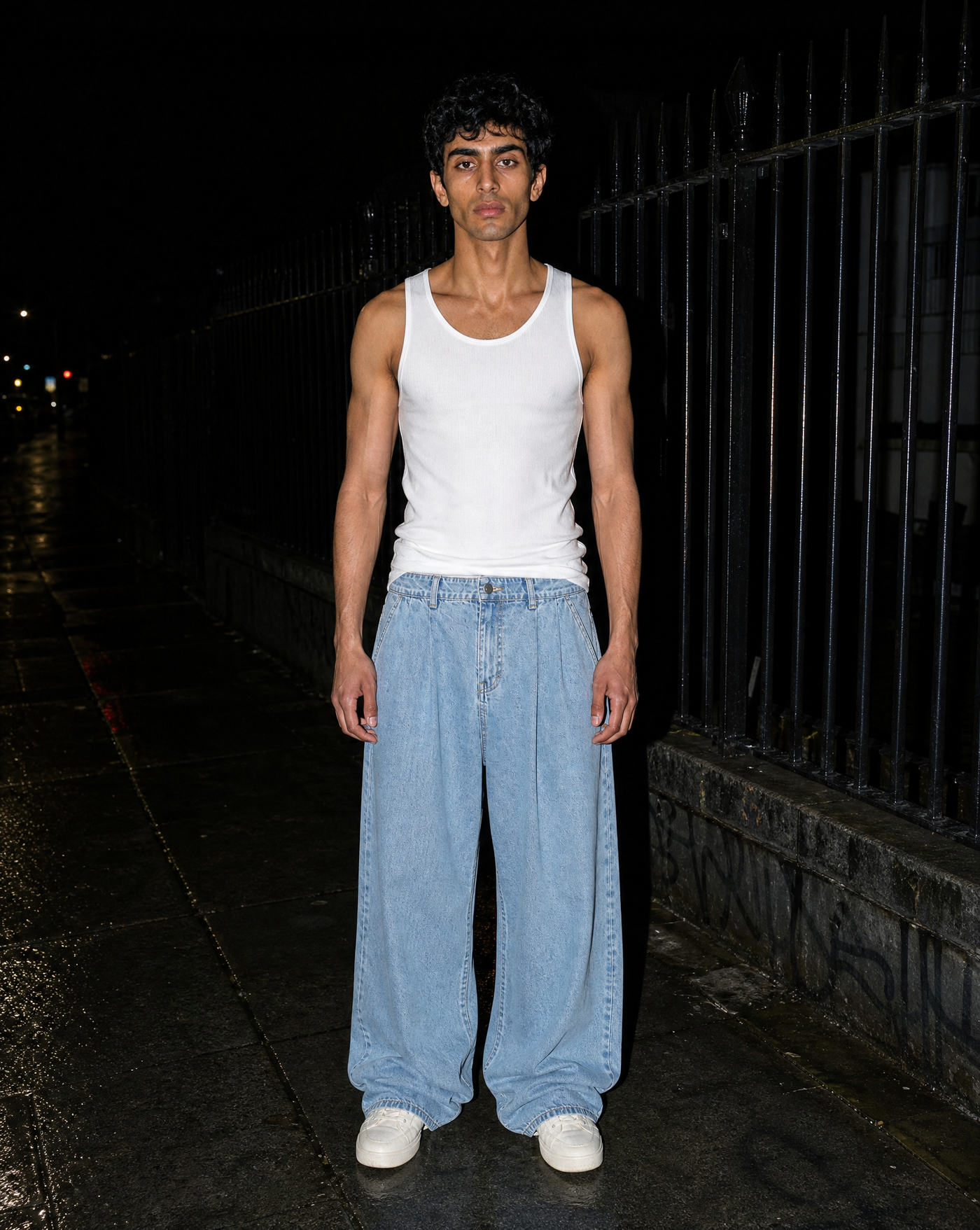 BLNKA editorial - Light Wash Denim