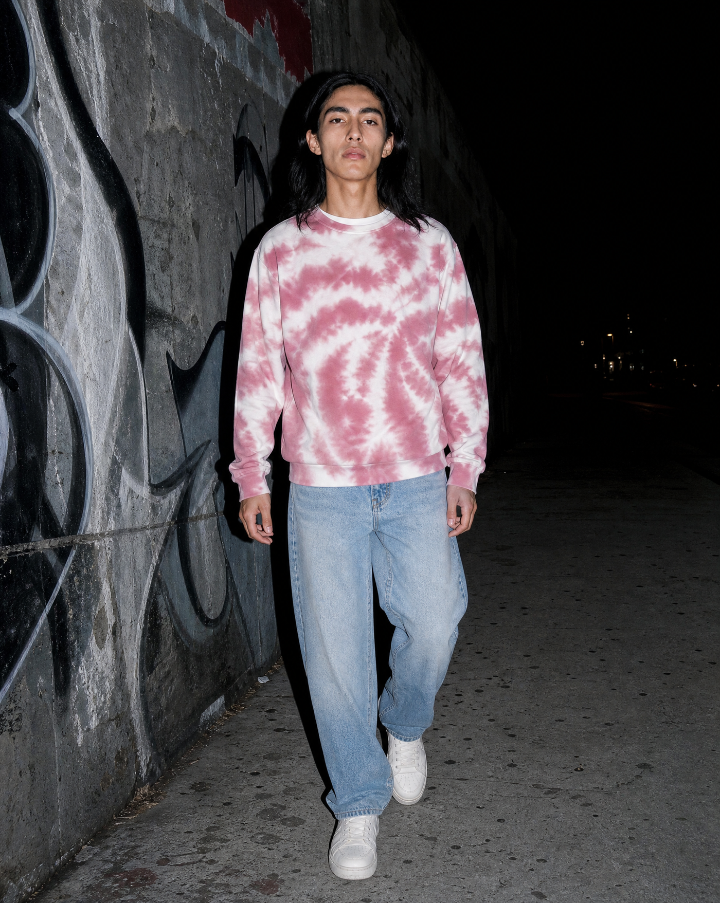 BLNKA editorial - Red Tie Dye Vibe