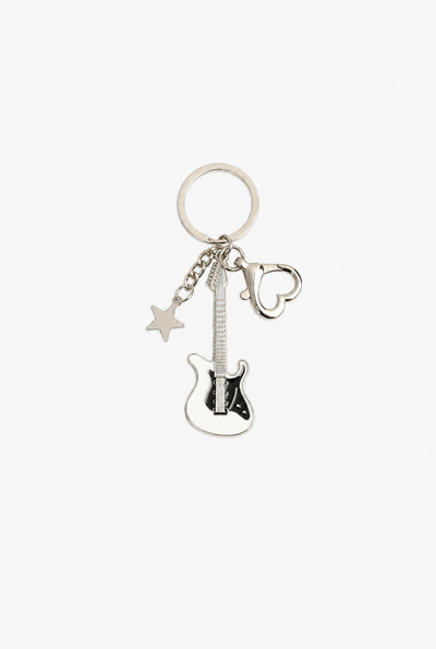 Guitar Pentagram Keychain