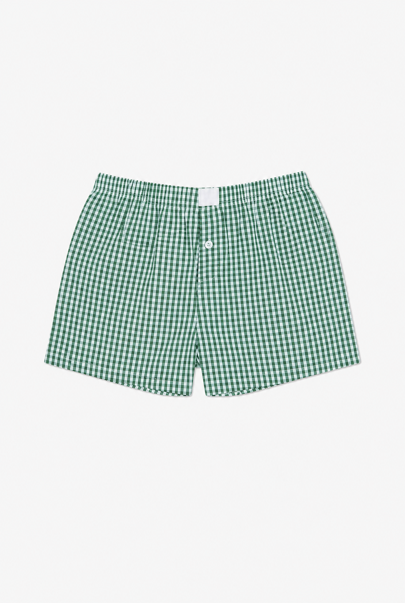 Gingham Boxers flat-lay