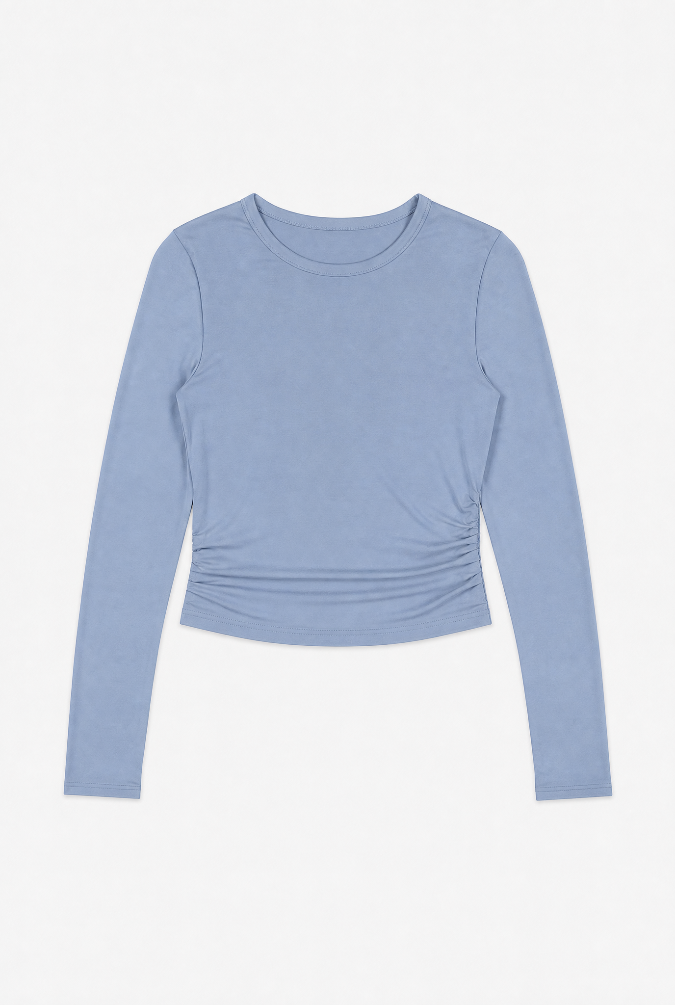 Haze Long Sleeve Crop Top flat-lay