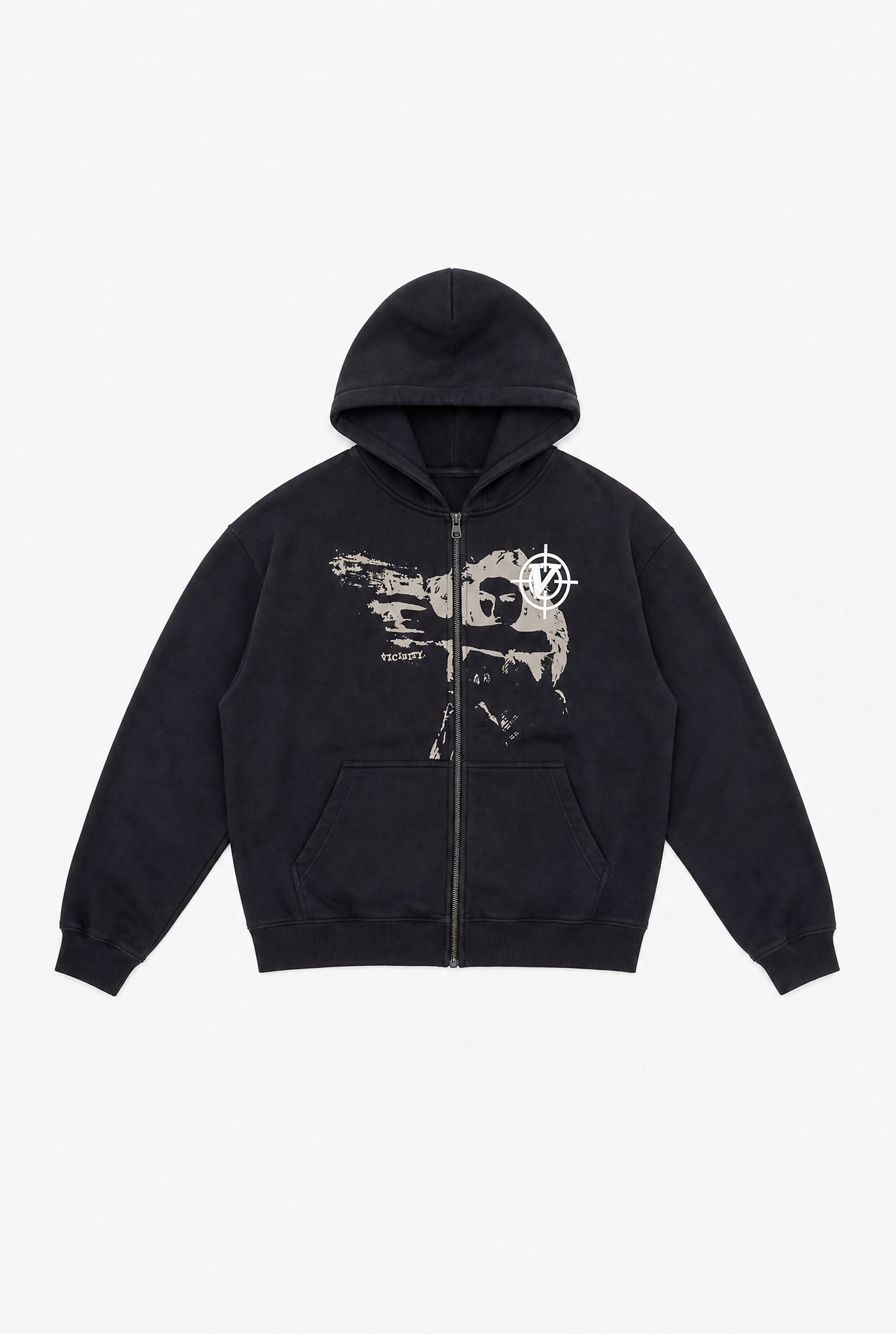 Grunge Hoodie flat-lay