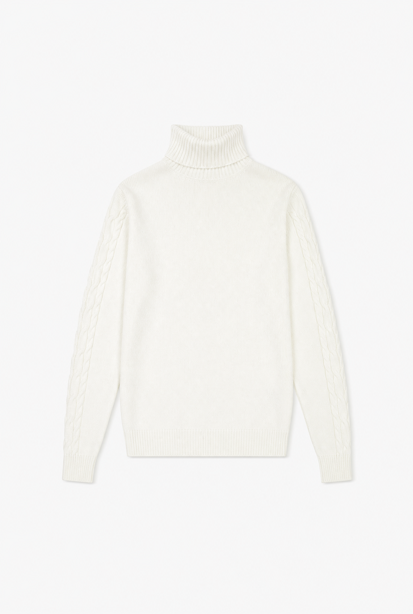 High Neck Wool Knit flat-lay