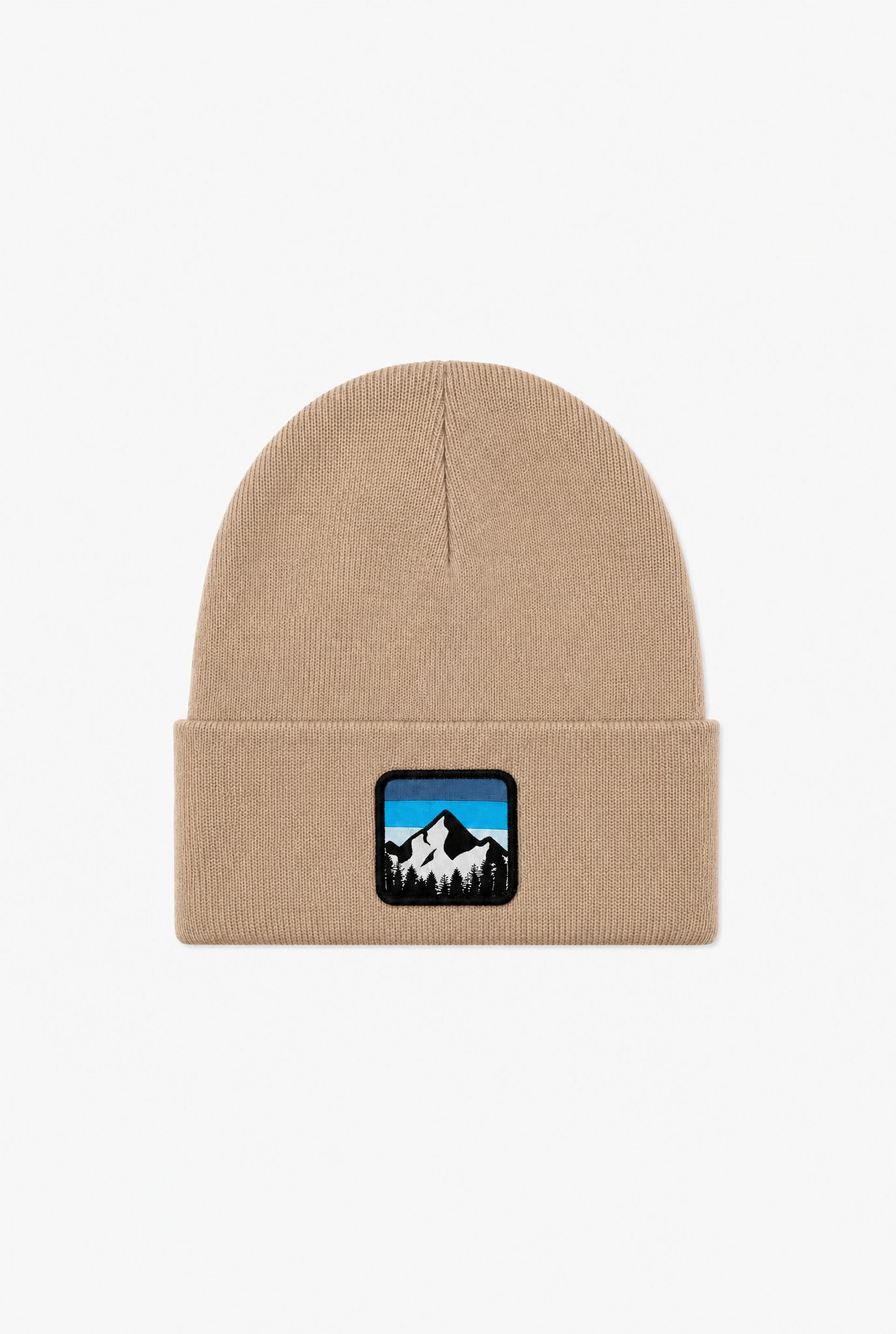 Mountain Patch Beanie flat-lay