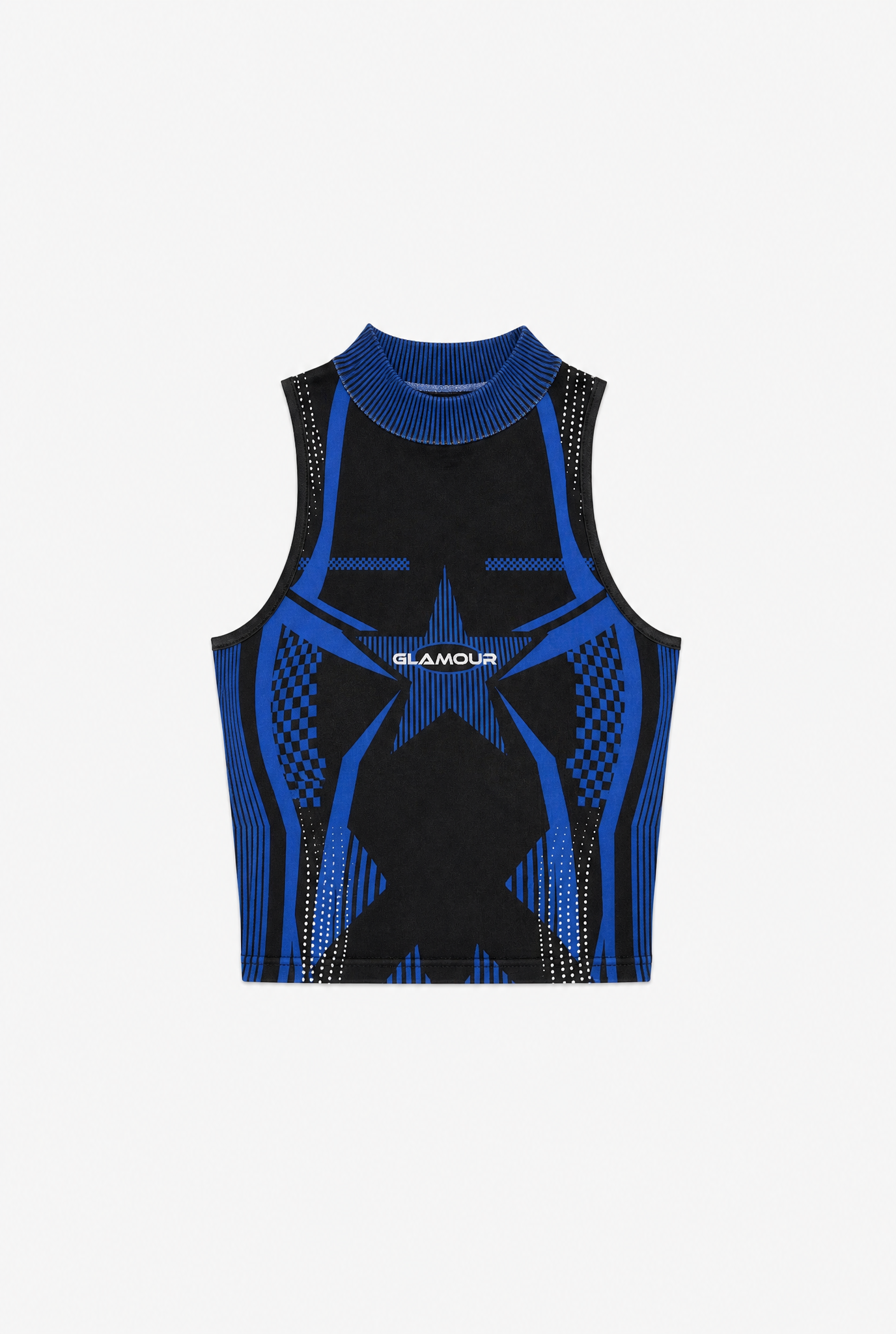 Letter Mockneck Tank flat-lay