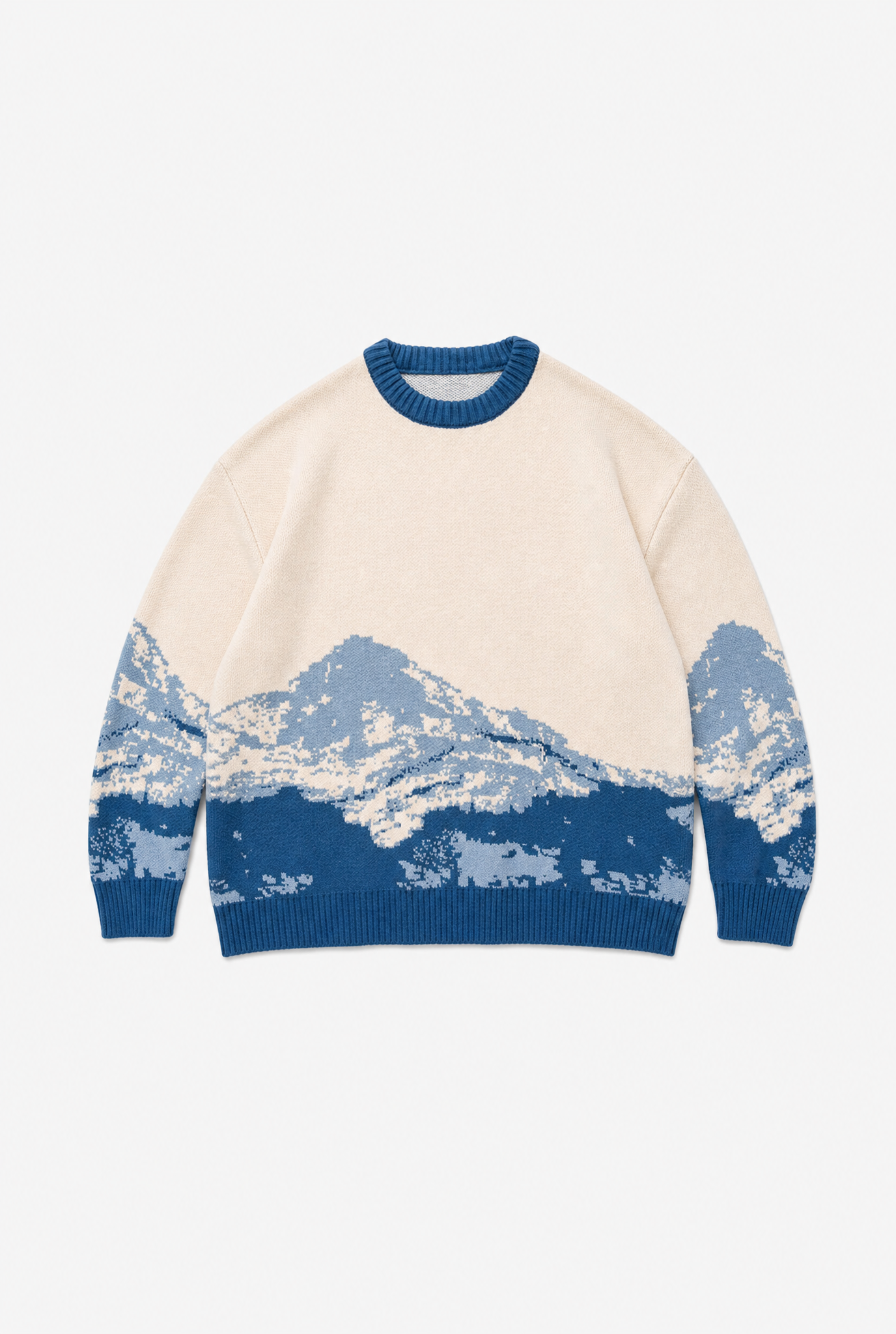 Grandpa Cable Knit flat-lay