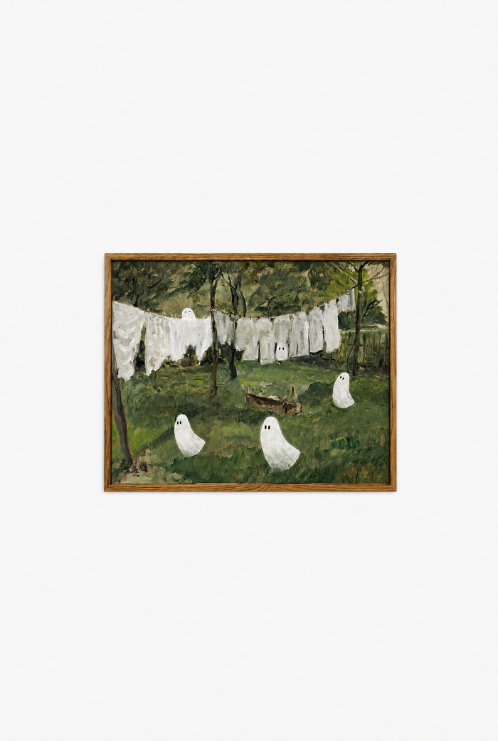 Flying Ghost Canvas flat-lay