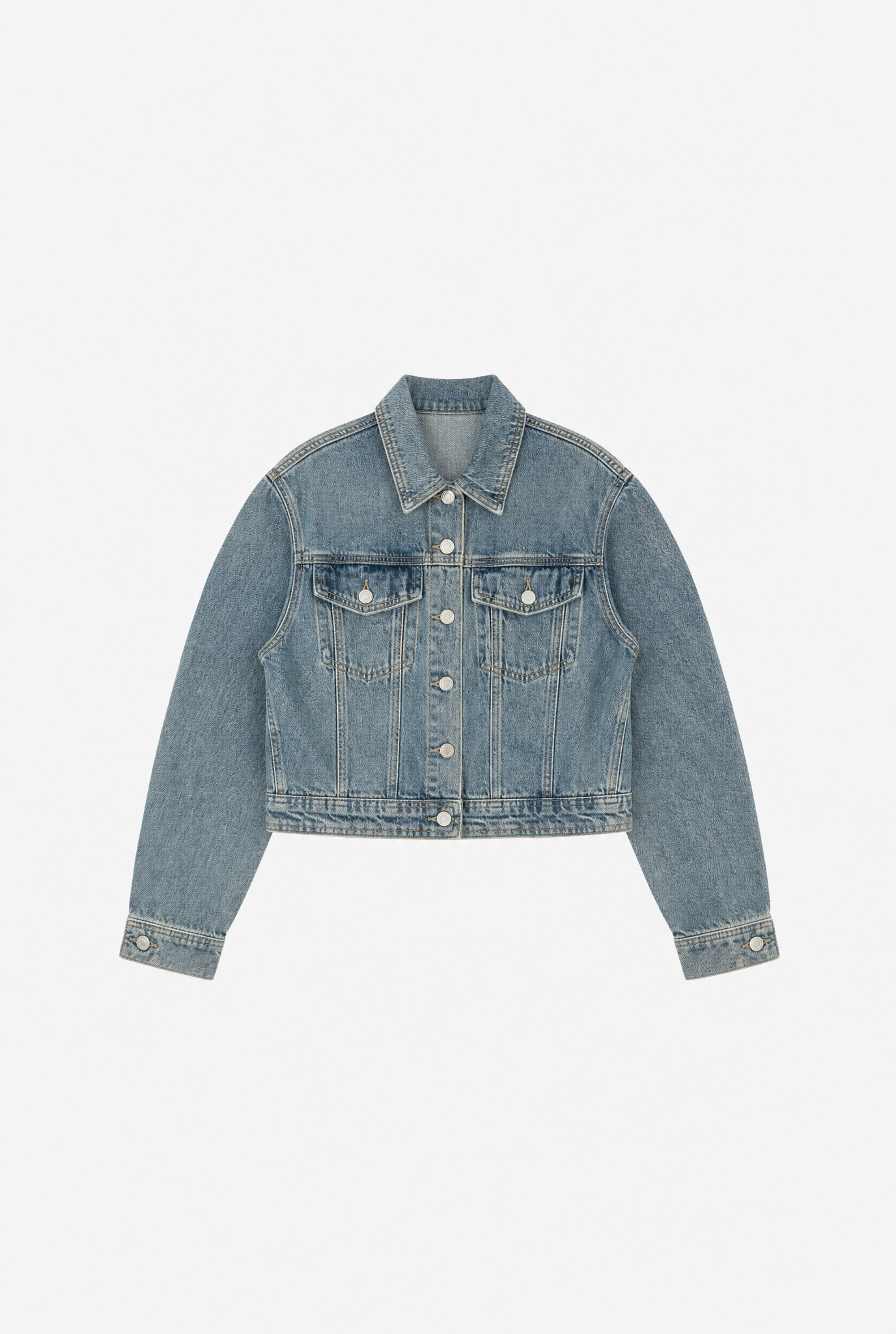 British Crop Jacket flat-lay