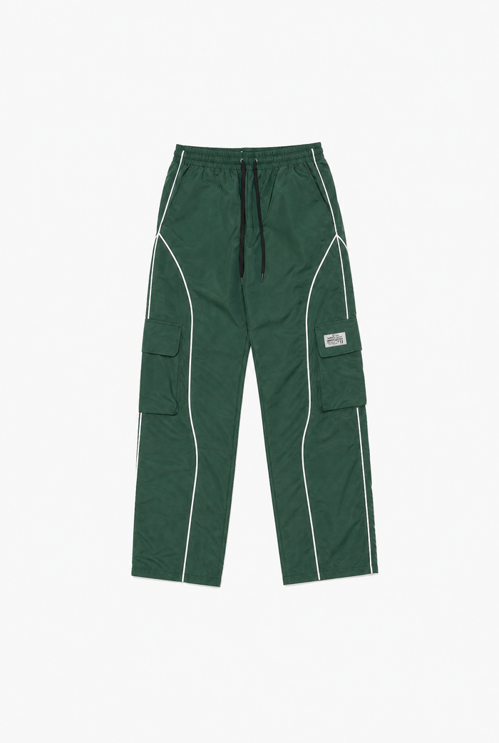 Contrast Cargo Pants flat-lay