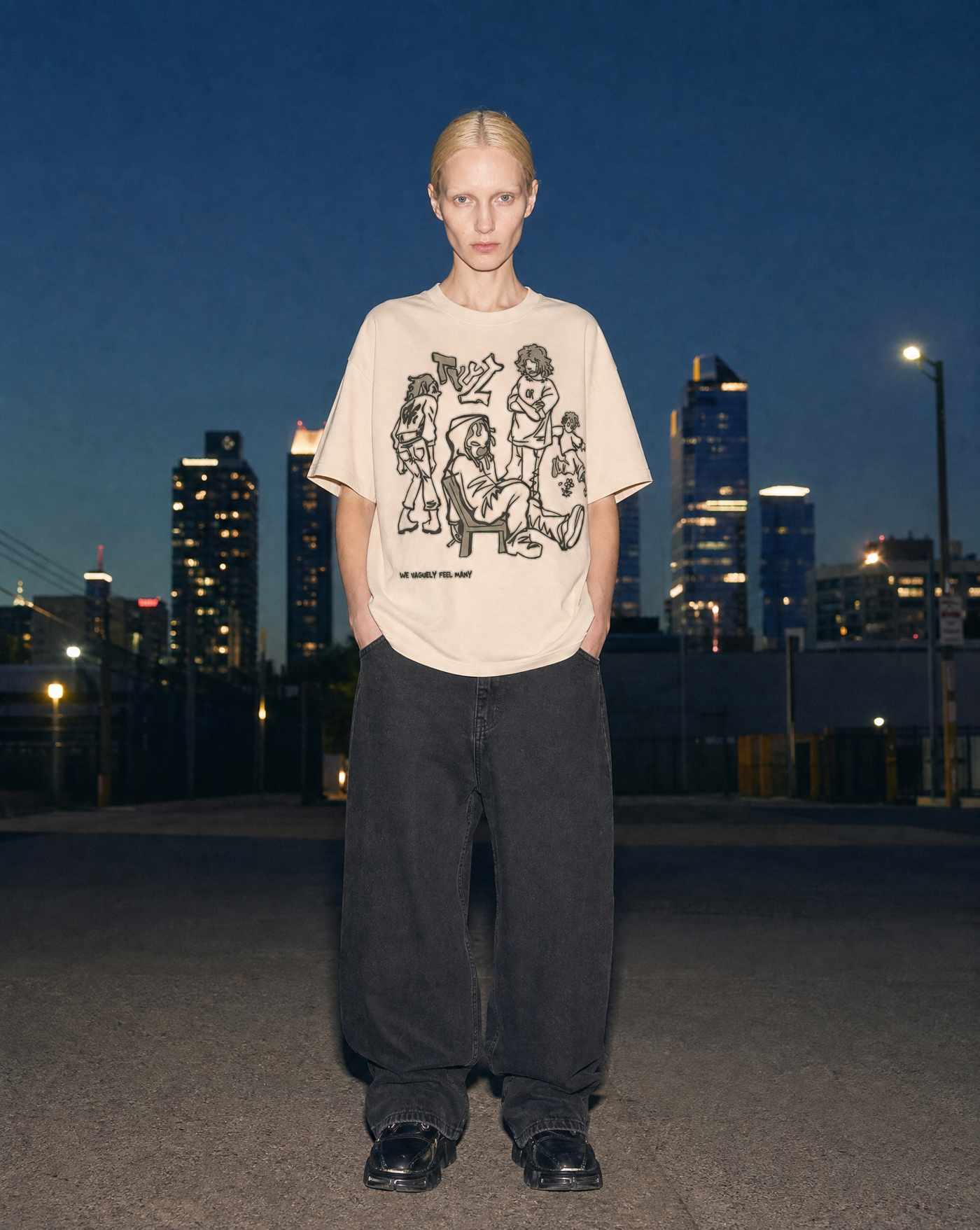 Inkline Tee — female model editorial shot by Sulta Studios