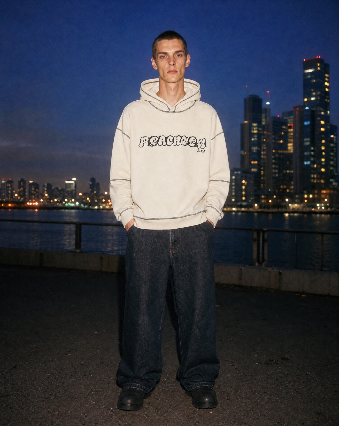Kiln Hoodie — male model editorial shot by Sulta Studios
