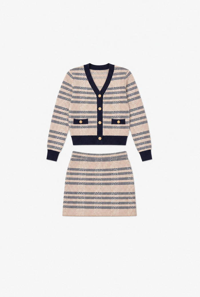 Knit Skirt Set flat-lay