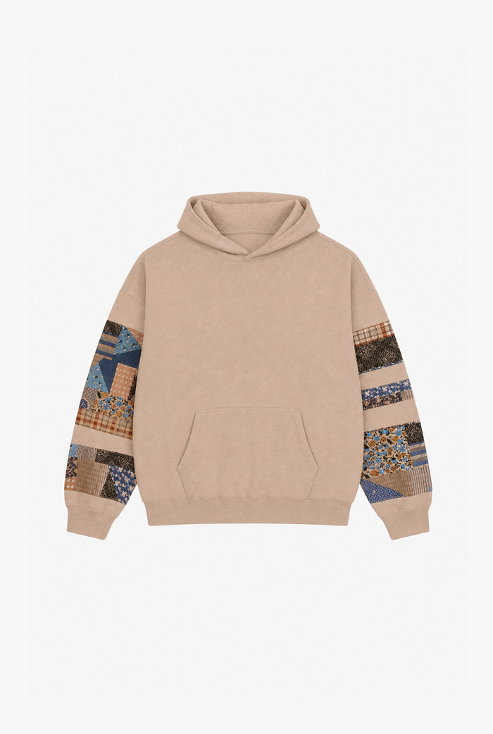 Leopard Graphic Hoodie flat-lay