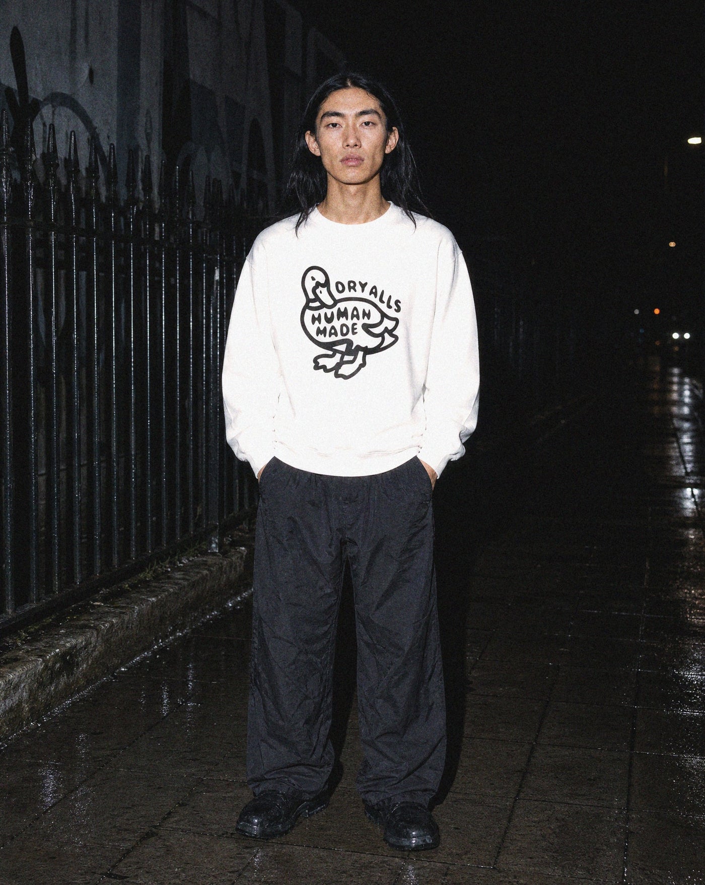 BLNKA editorial - Letter Print Sweater