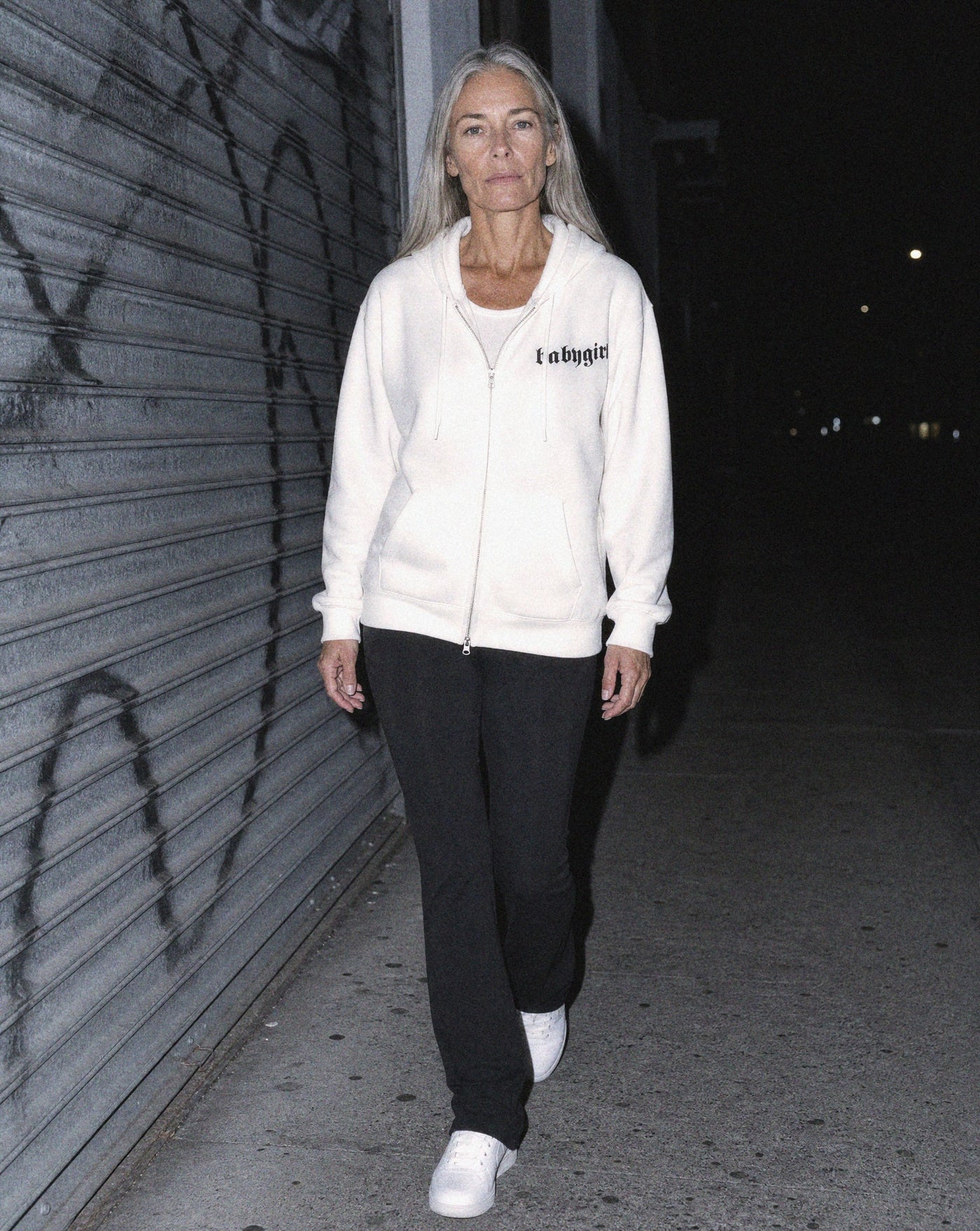 BLNKA editorial - Letter Zip Knit