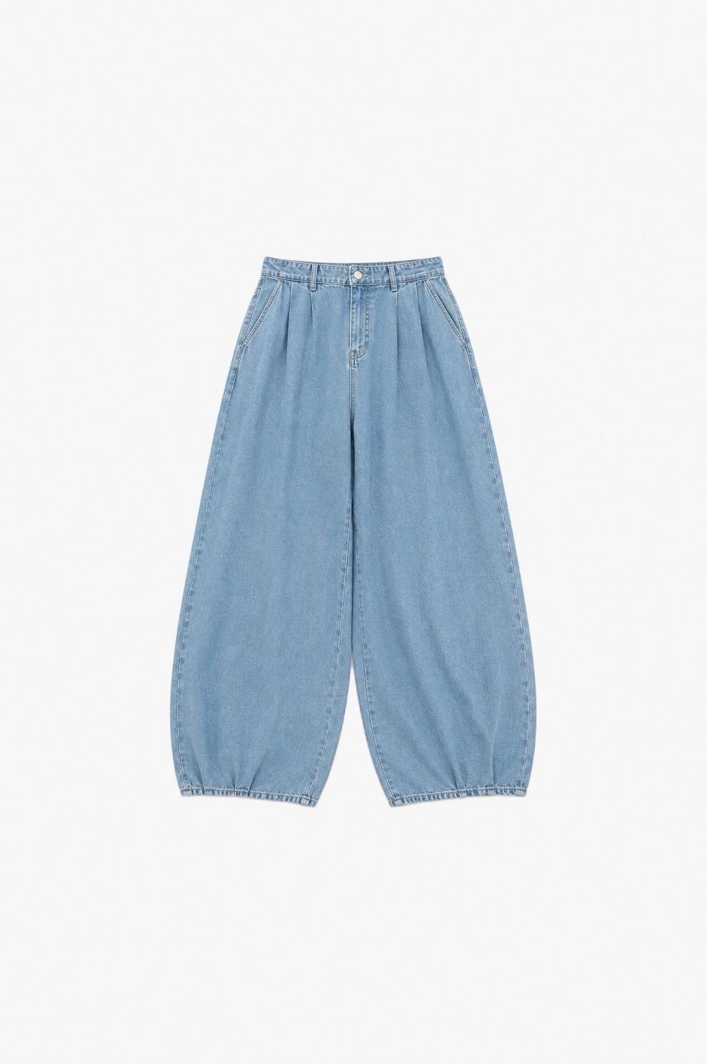Light Wash Denim flat-lay