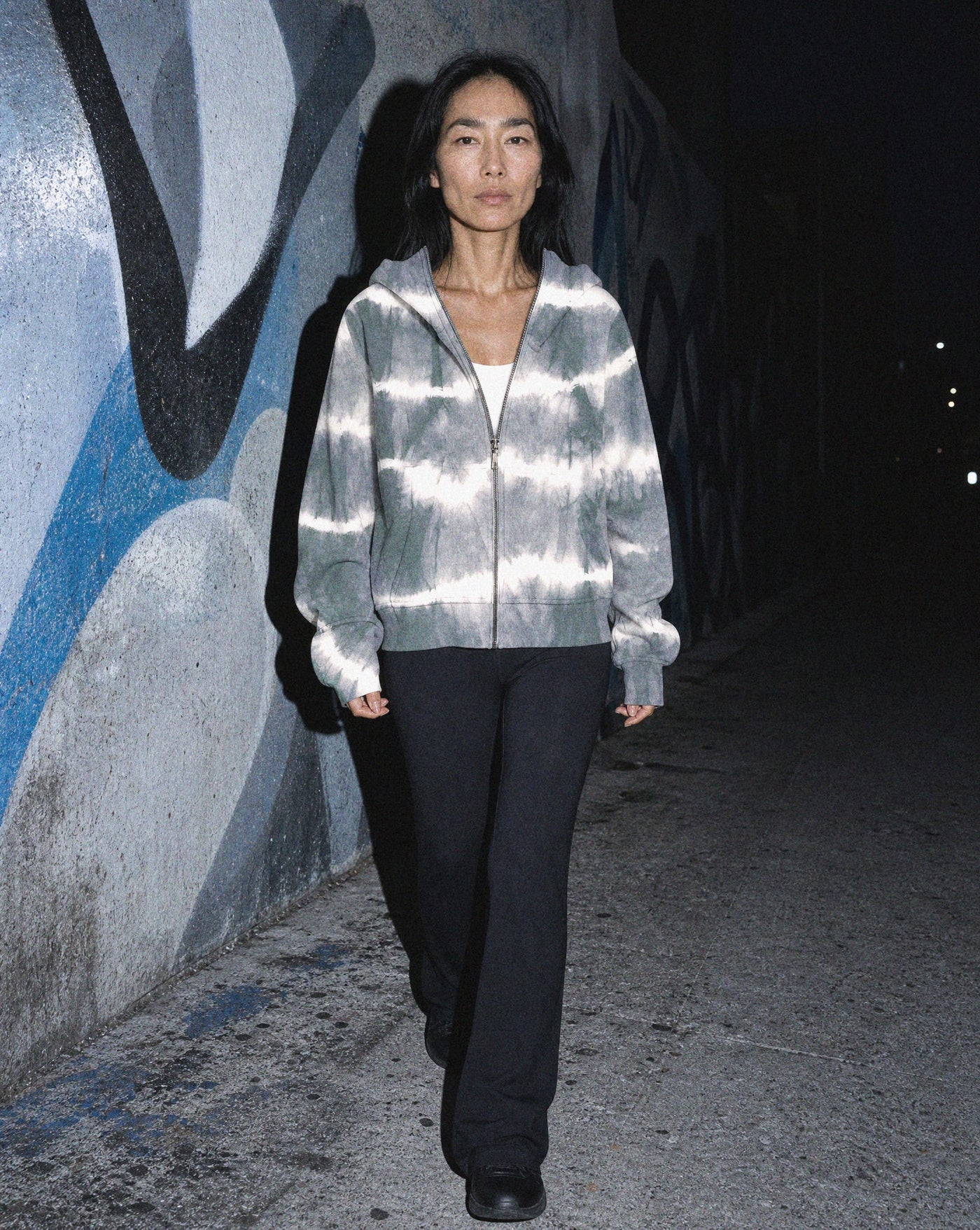 BLNKA editorial - Lightweight Zip Hoodie