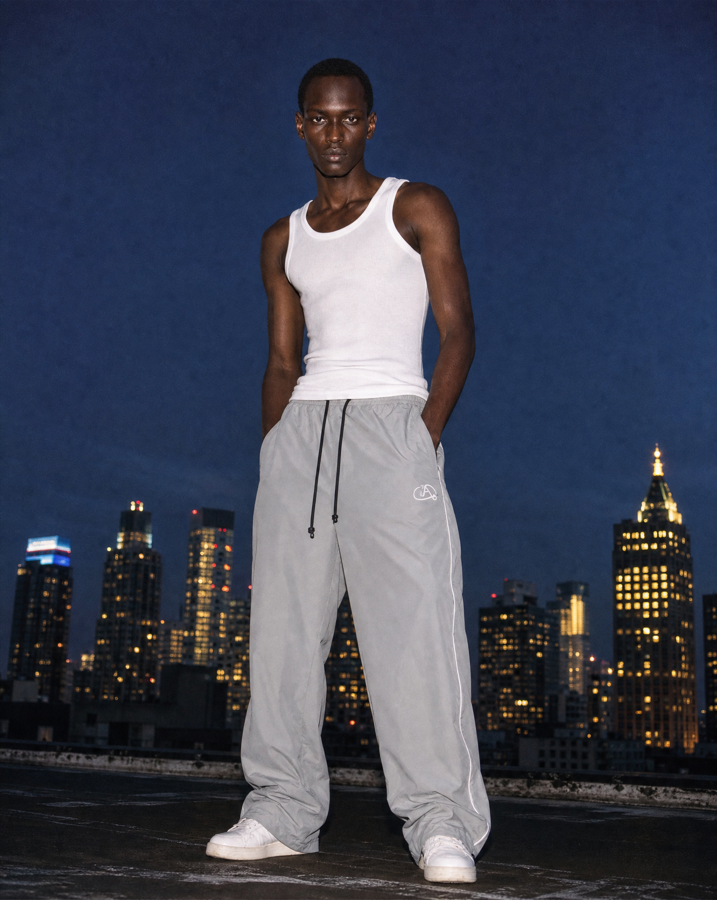 Marquee Cargo Pants — male model editorial shot by Sulta Studios