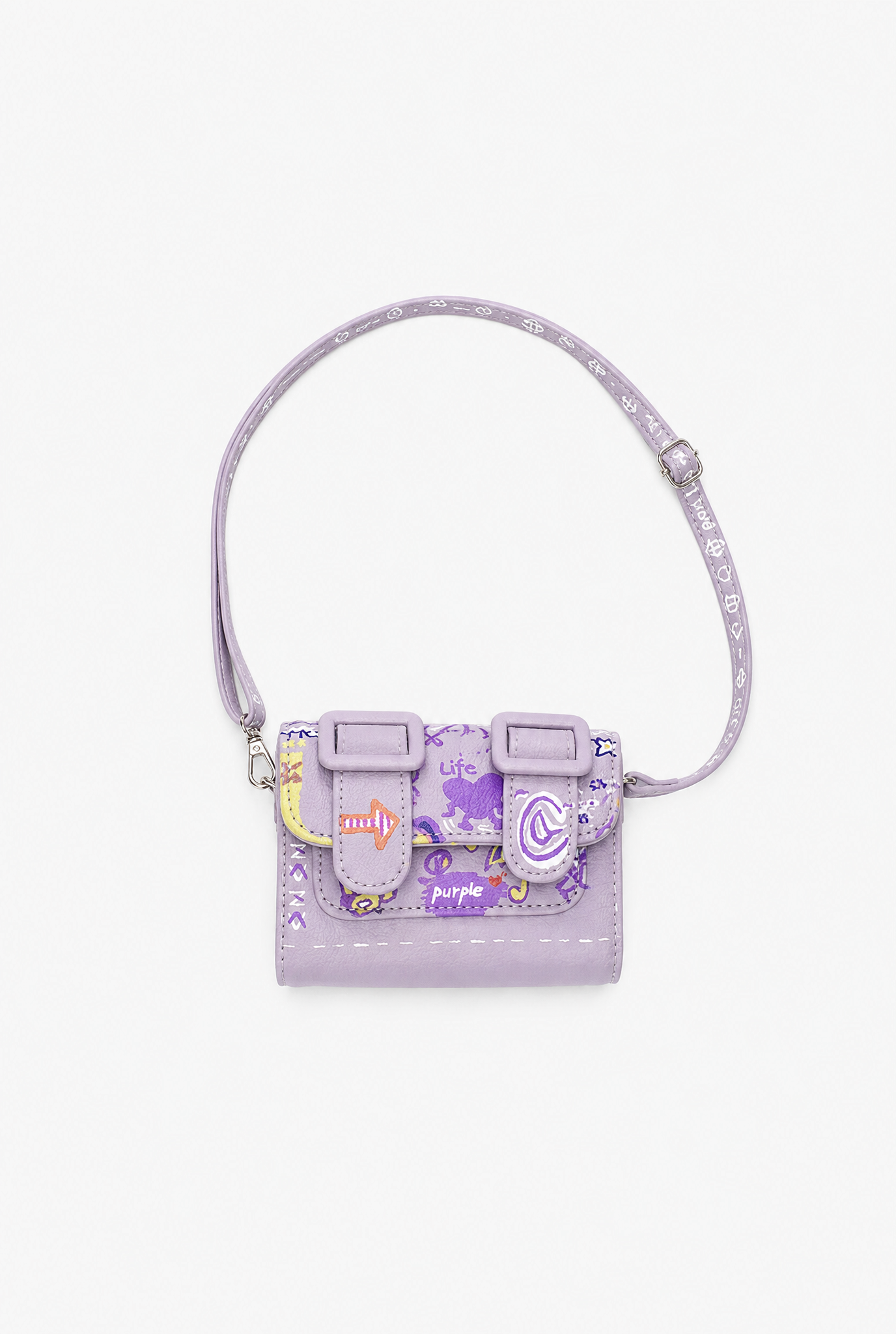 Mini Graffiti Crossbody flat-lay