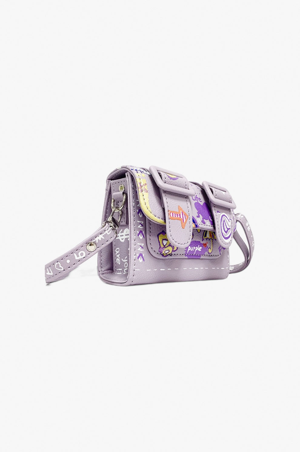 Mini Graffiti Crossbody flat-lay