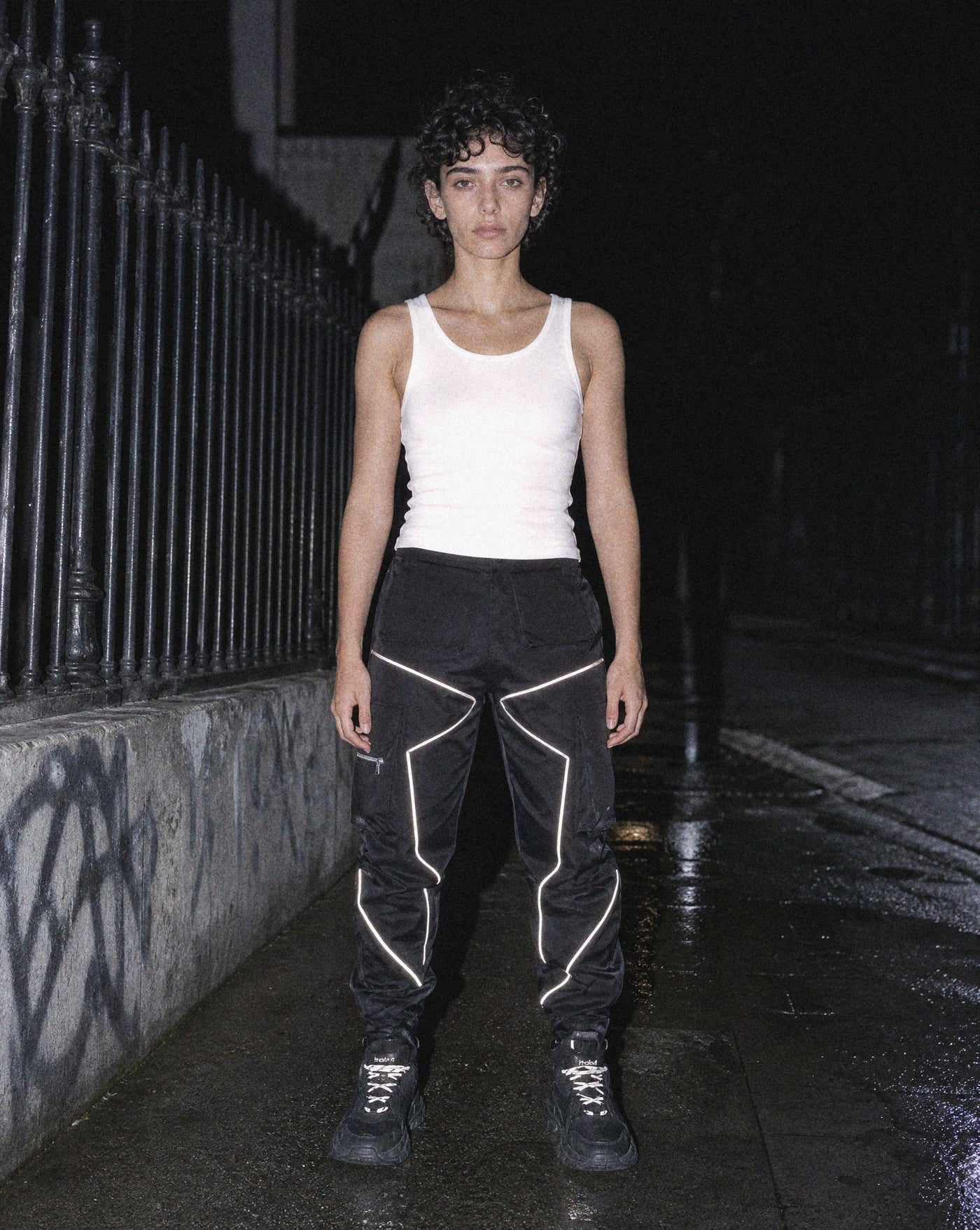 BLNKA editorial - Multi Pocket Trousers
