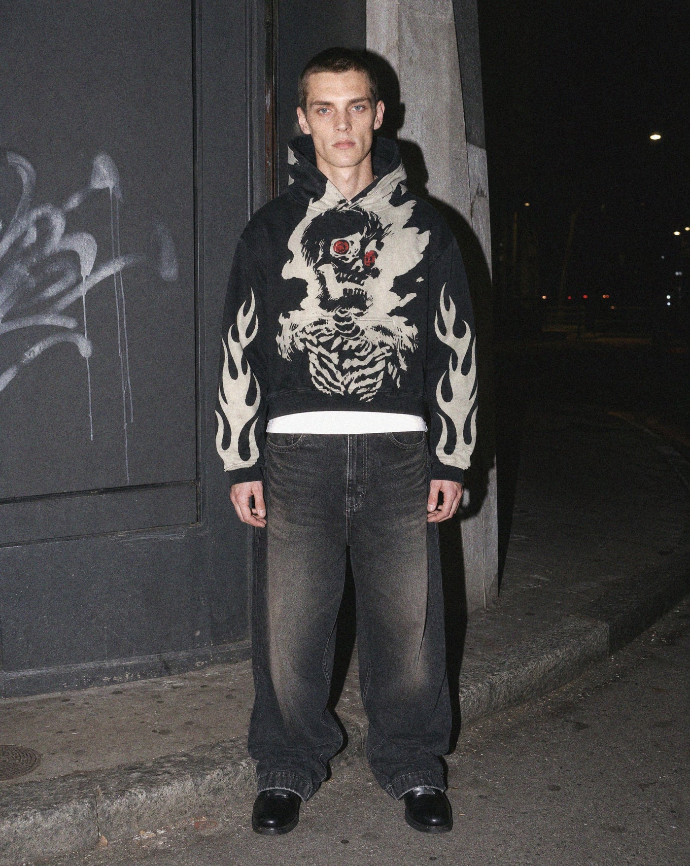 BLNKA editorial - Nightfall Graphic Hoodie